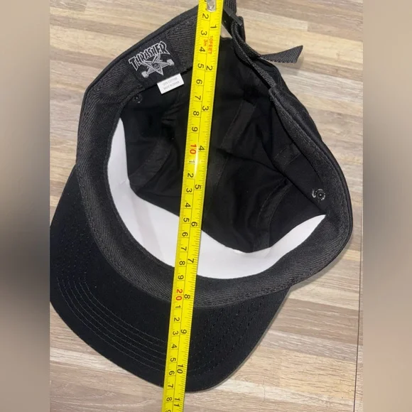 Thrasher Jet Black Cap - Picture 2 of 8